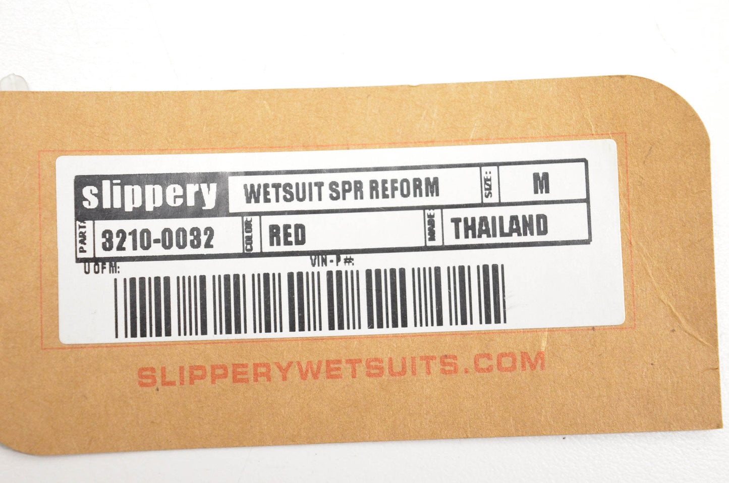 Slippery 3210-0032 Red Medium Reform Wetsuit NOS