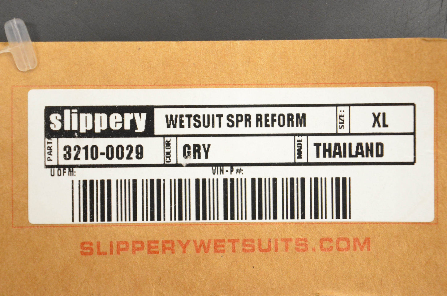 Slippery 3210-0029 Grey Xlarge Reform Wetsuit NOS