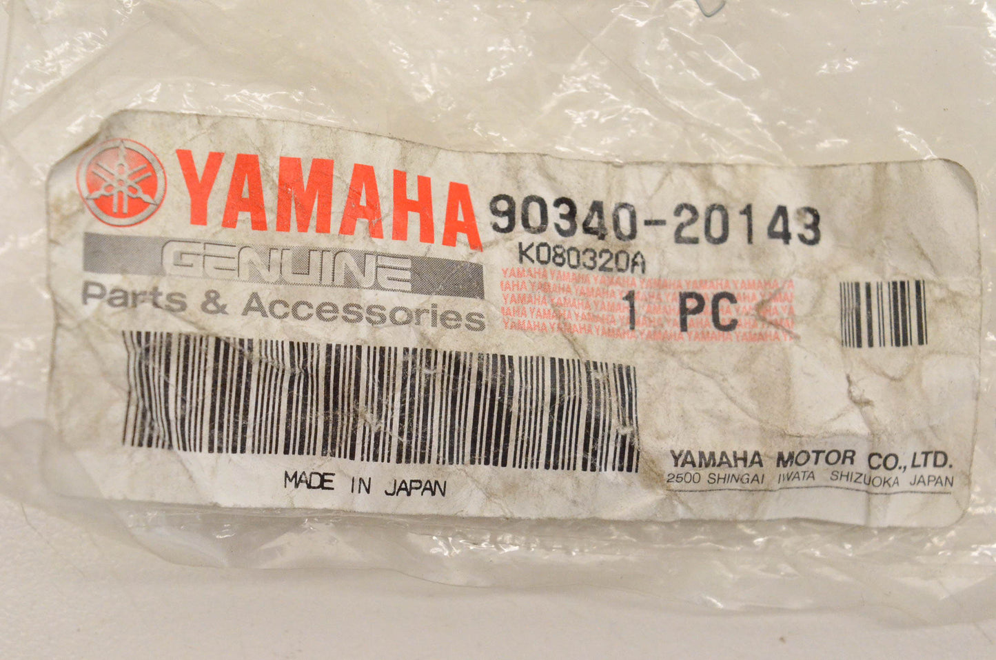 New OEM Yamaha 90340-20143-00 Straight Screw Plug NOS
