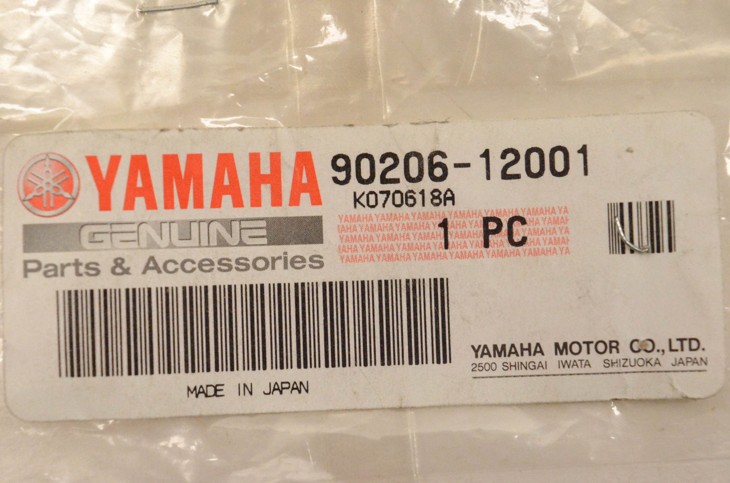 New OEM Yamaha 90206-12001-00 Washer Wave NOS