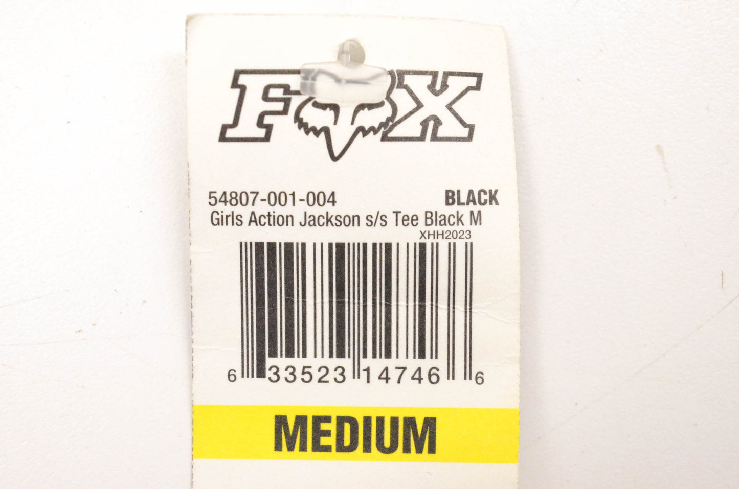 Fox 54807-001-004 Fox Girls Action Jackson Short Sleeve Black Medium Tee NOS