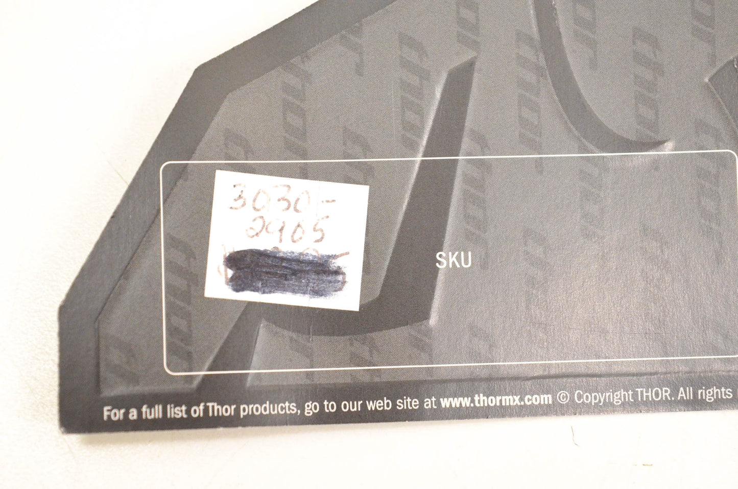 Thor 3030-2905 Side Logo Short Sleeve Small Grey Tee Shirt NOS