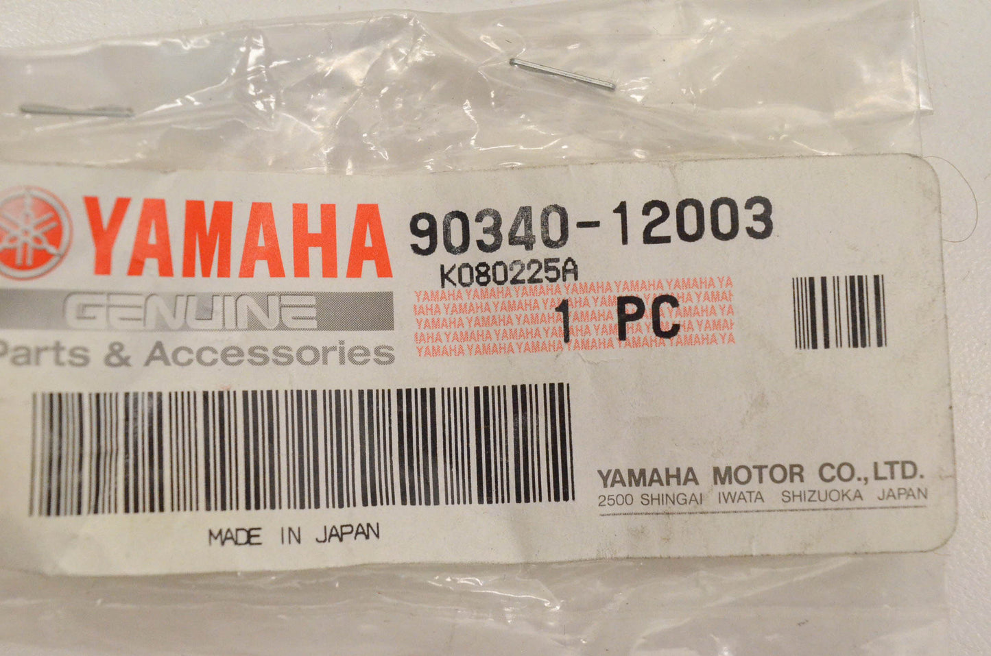 New OEM Yamaha 90340-12003-00 Straight Screw Plug NOS