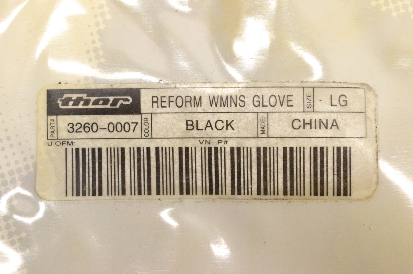 Slippery 3260-0007 Women's Reform Large Black Gloves NOS