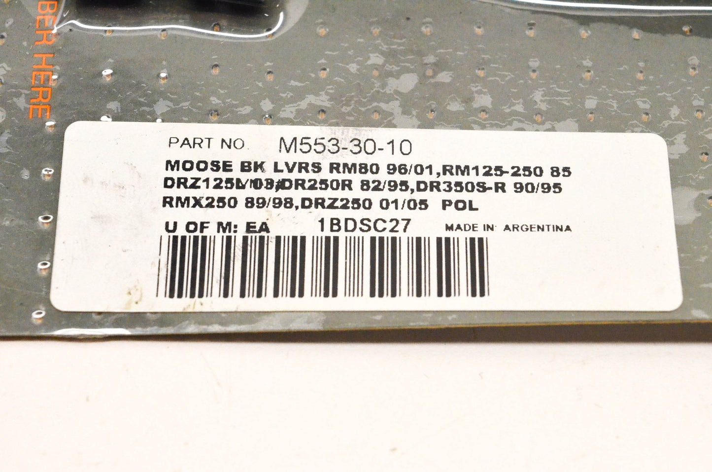 Moose Racing M553-30-10 Brake Lever NOS
