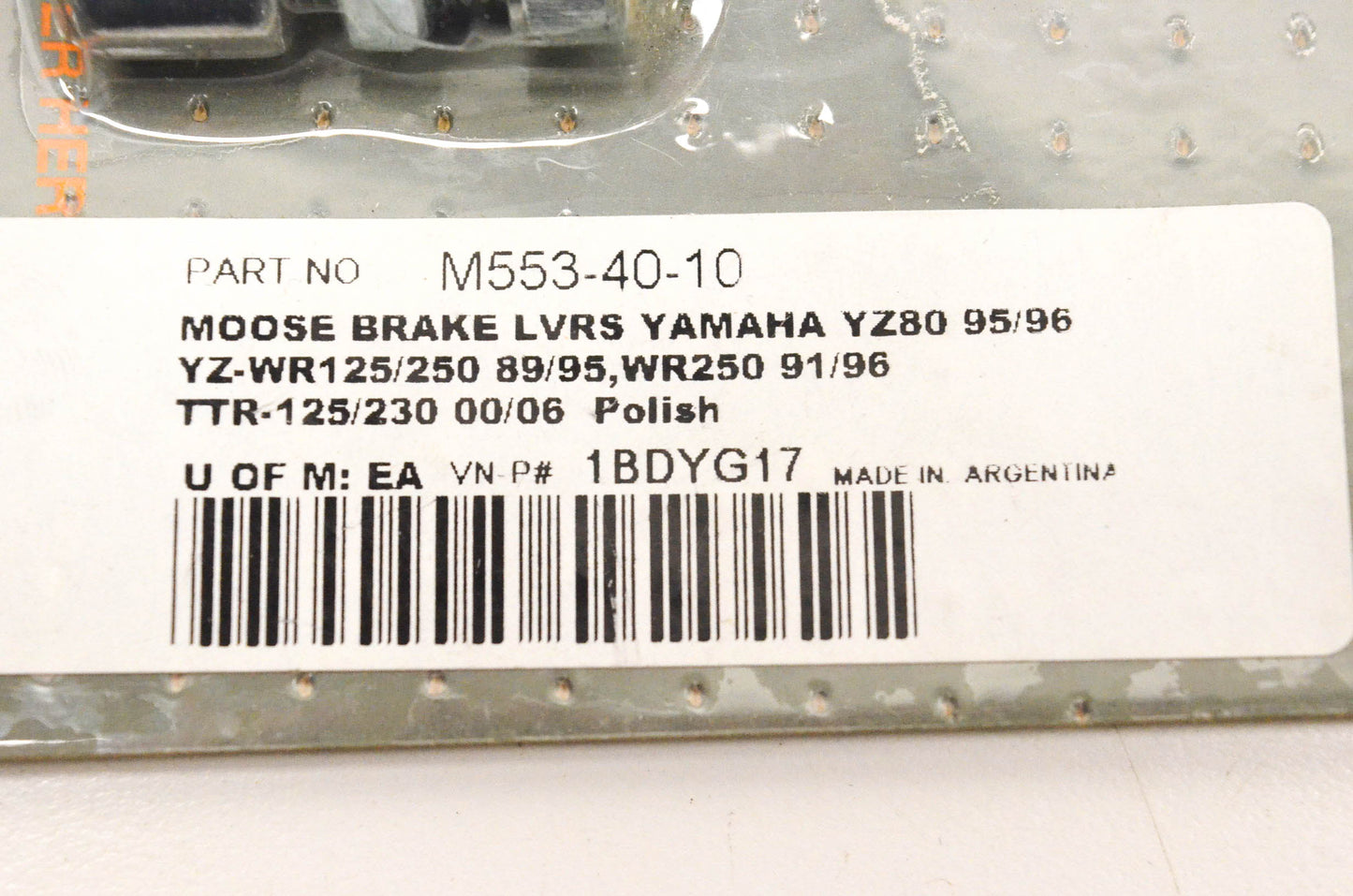 Moose Racing M553-40-10, 1BDYG17 Brake Lever NOS