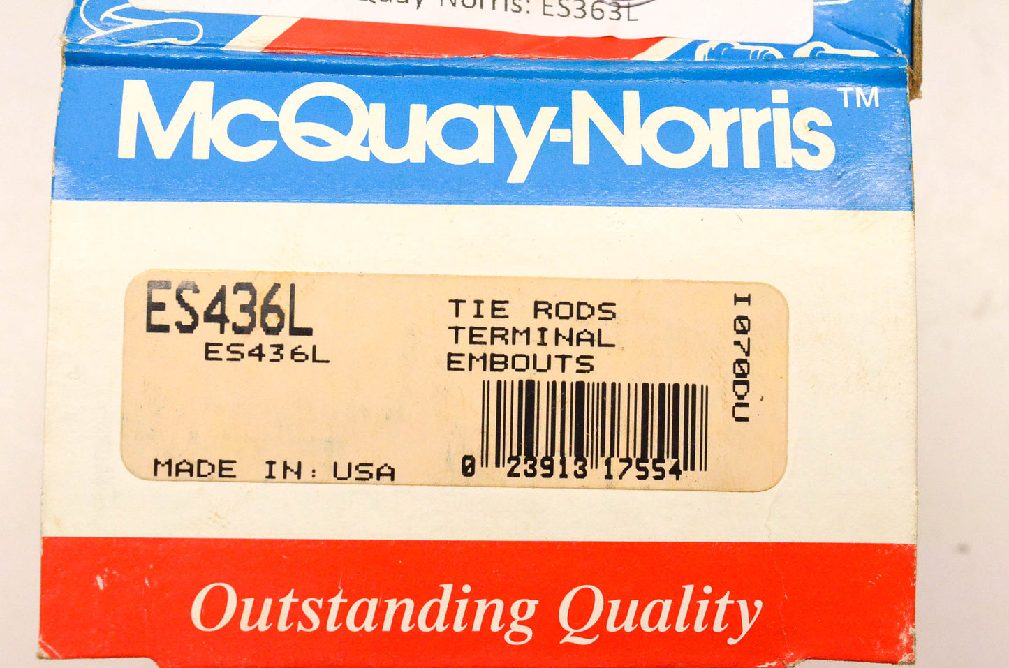 McQuay-Norris ES436L Tie Rod Terminal Assembly NOS