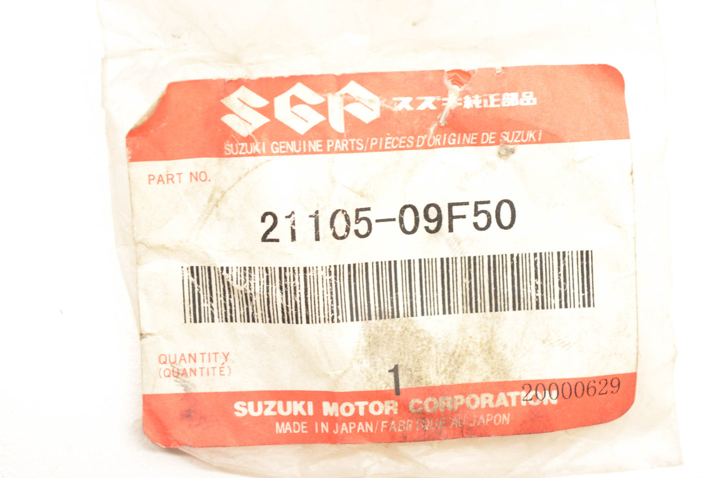New OEM Suzuki 21105-09F50 Clutch Housing Seal NOS