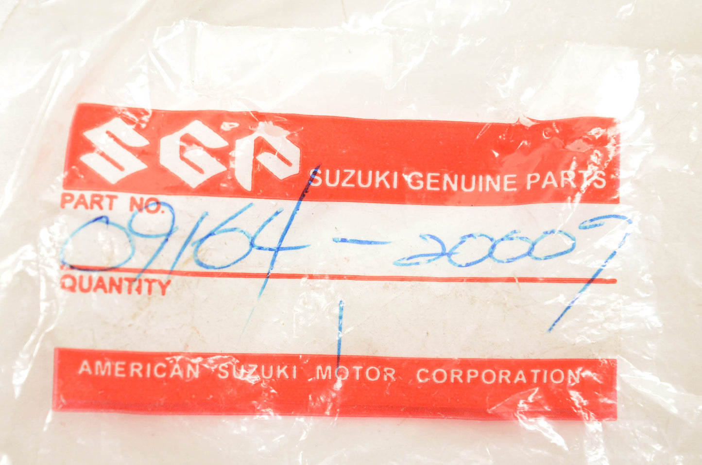 New OEM Suzuki 09164-20007 Washer NOS
