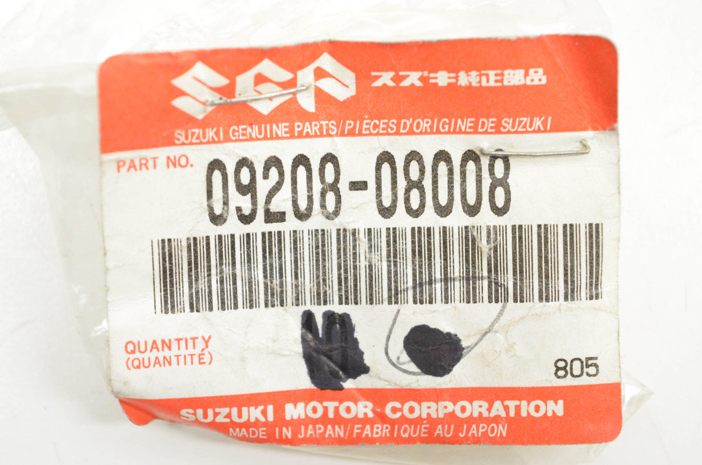New OEM Suzuki 09208-08008 Pins Qty 2 NOS