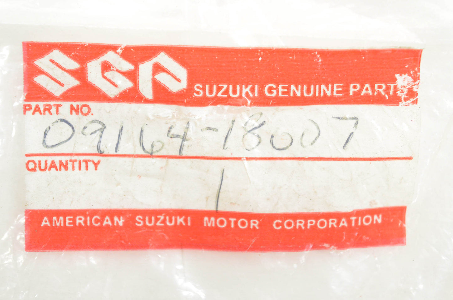 New OEM Suzuki 09164-18007 Washer NOS