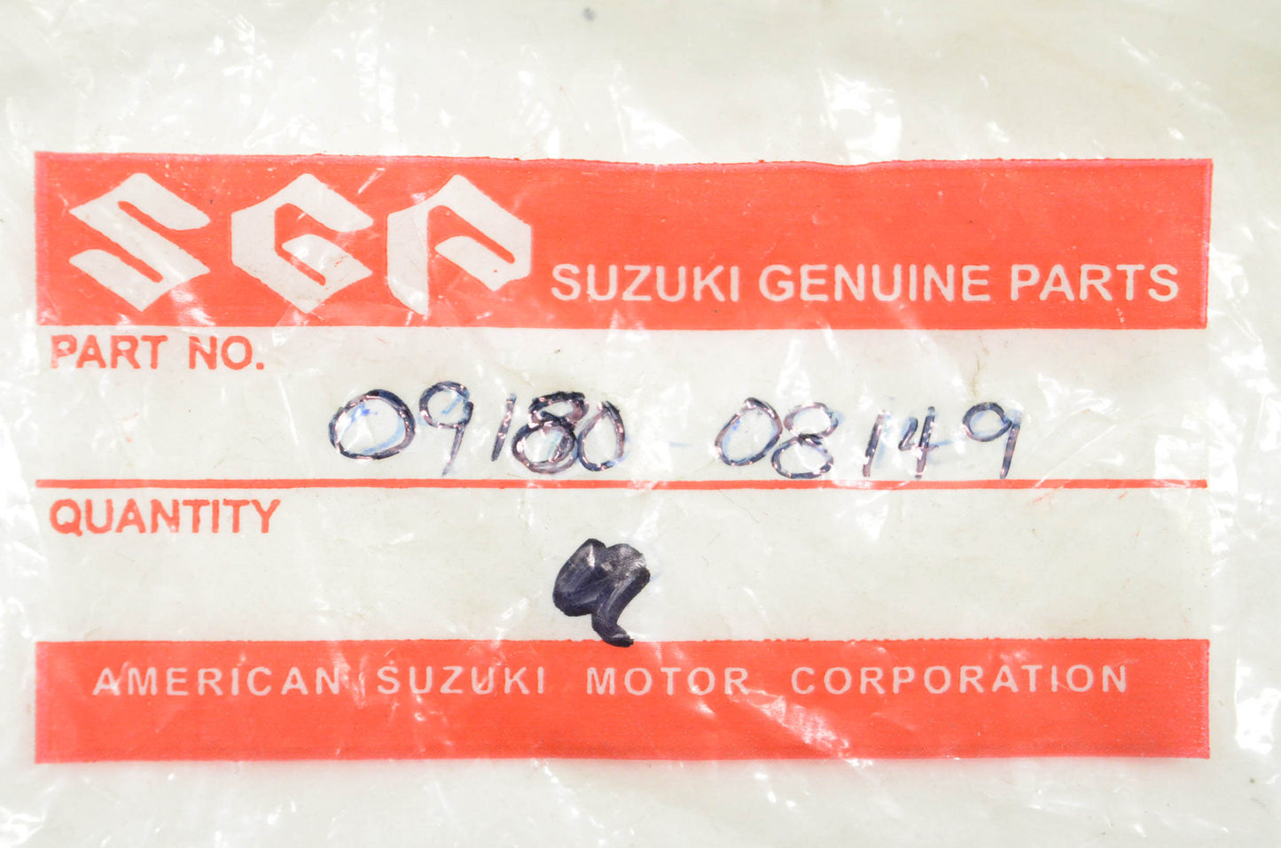 New OEM Suzuki 09180-08149 Spacer NOS