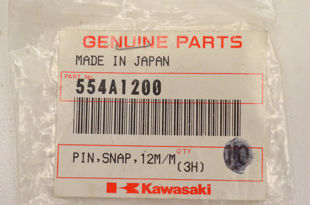 New OEM Kawasaki 554A1200 Snap Pin NOS