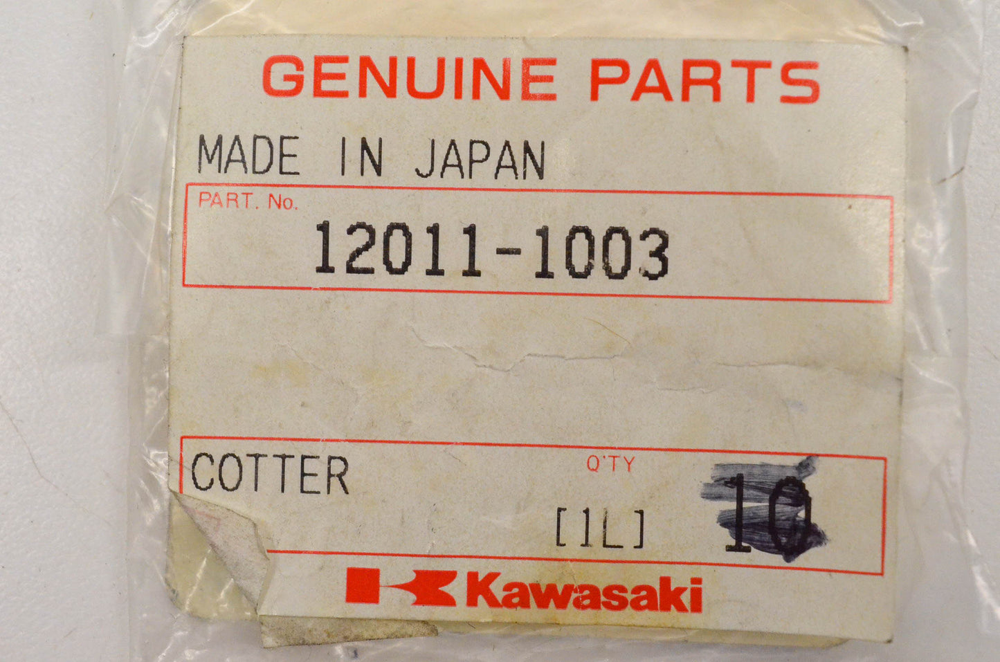 New OEM Kawasaki 12011-1003 Split Valve Keeper NOS