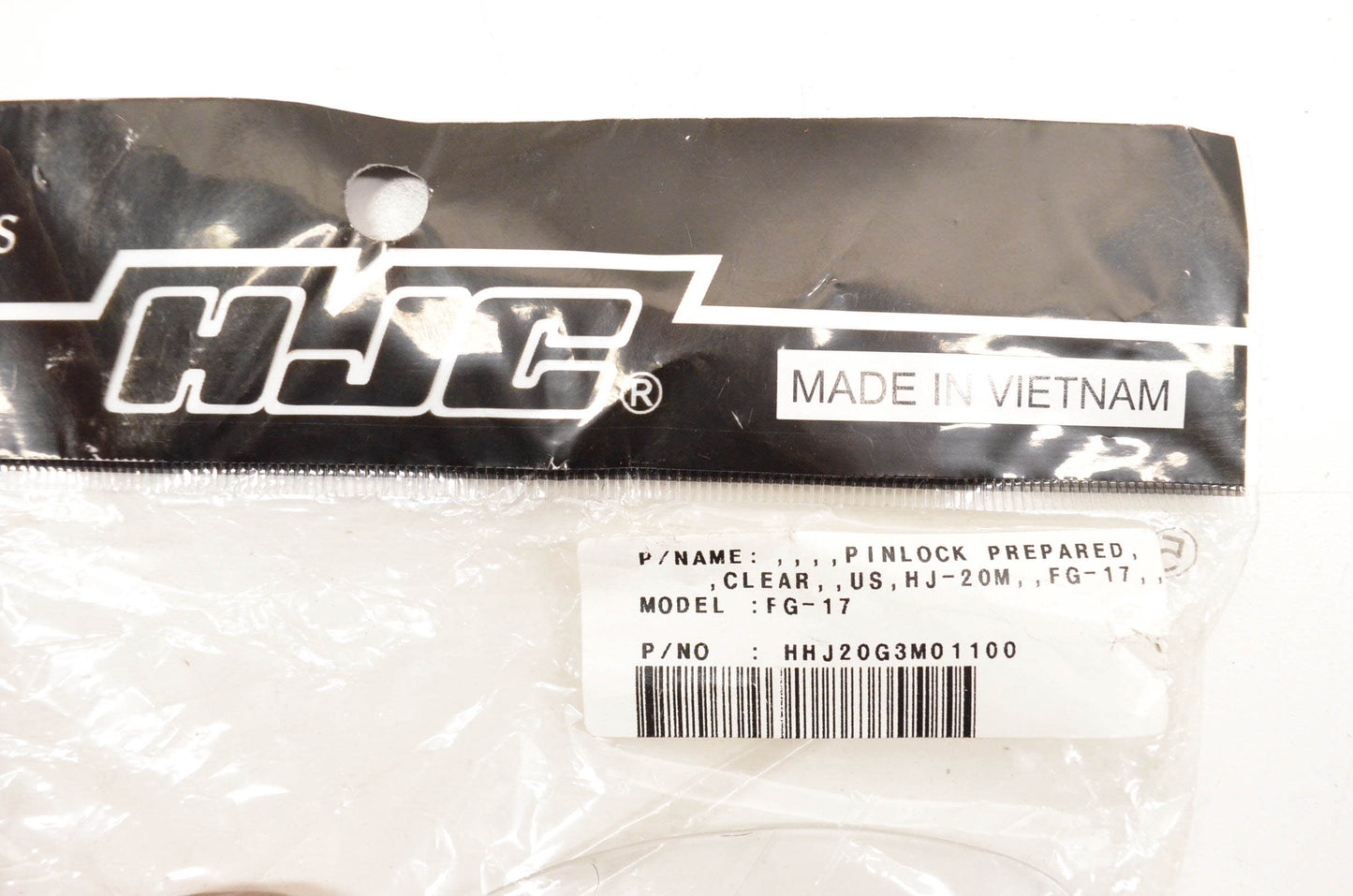 HJC HHJ20G3M01100 FG-17 Clear Shield NOS