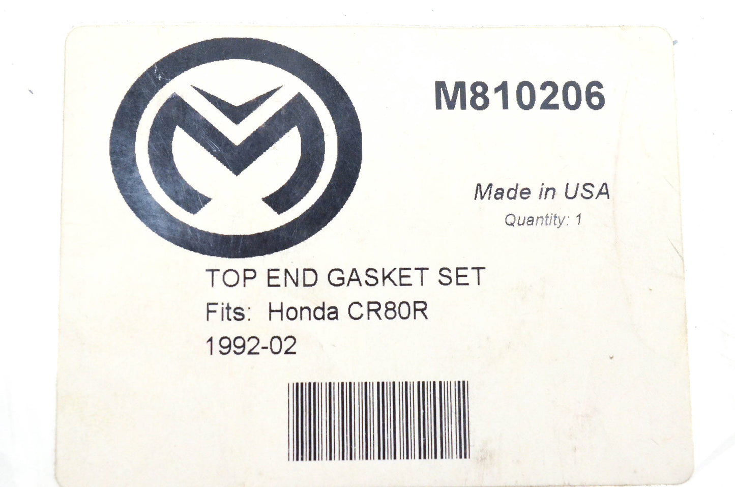 Moose Racing M810206 Top End Gasket Kit NOS