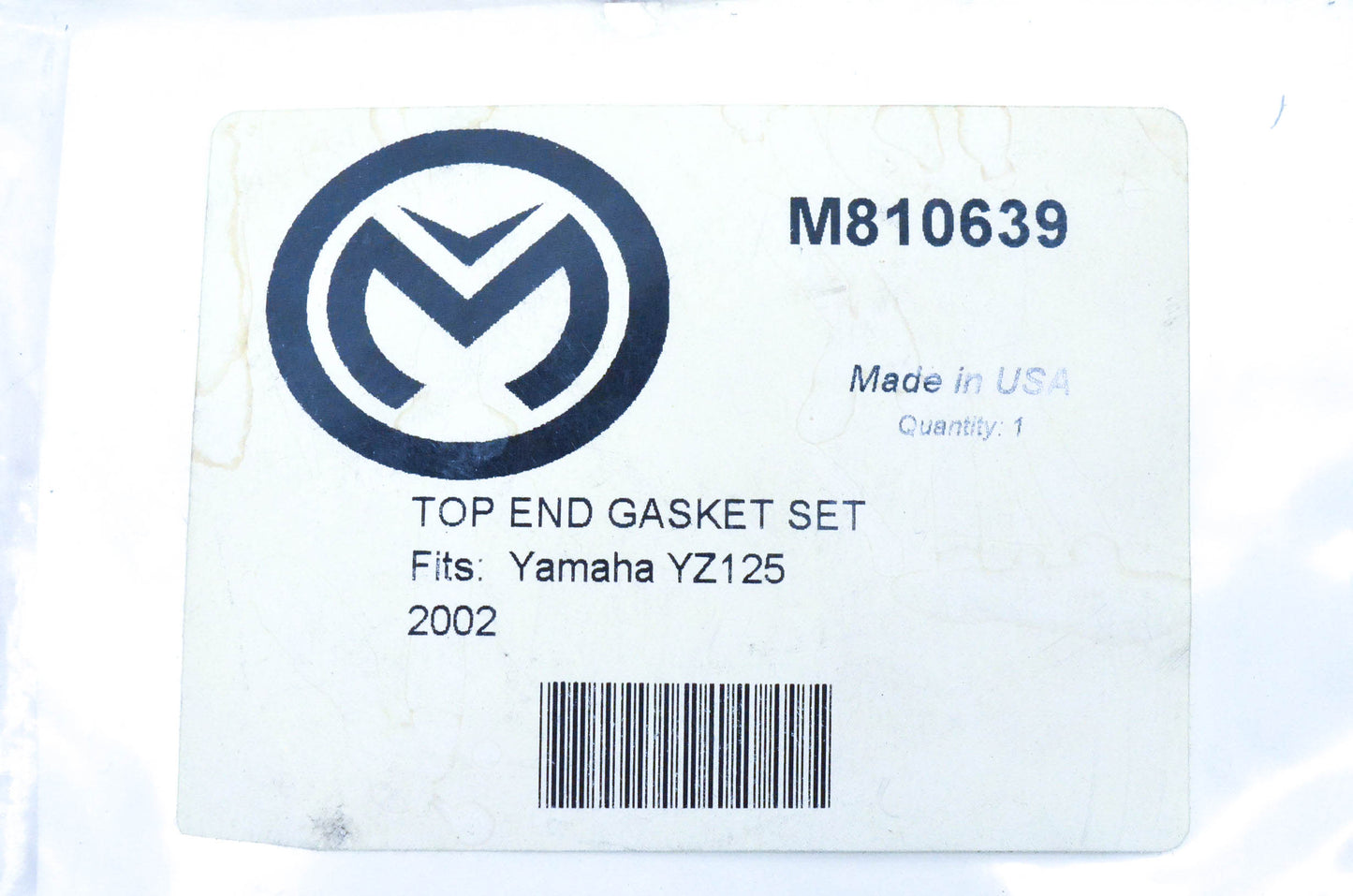 Moose Racing M810639 Top End Gasket Kit NOS