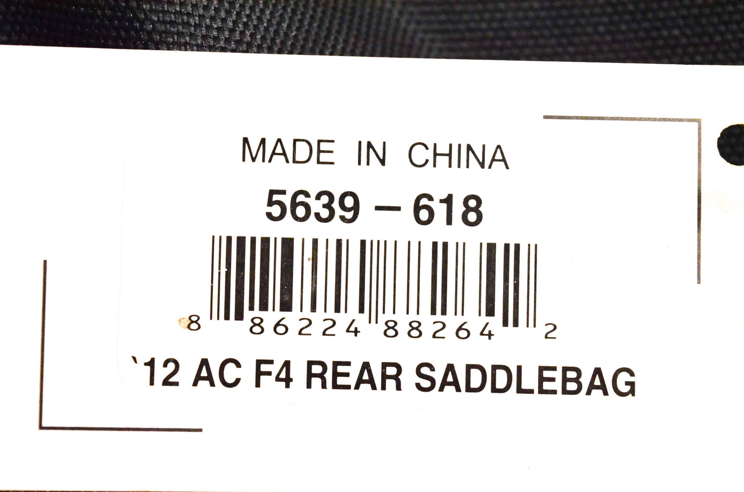New OEM Arctic Cat 5639-618 Rear Saddlebag NOS