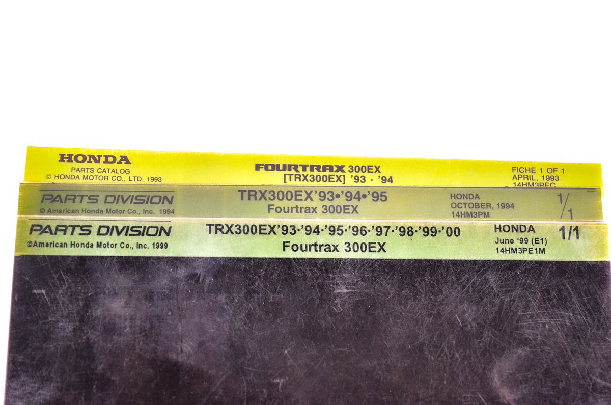 OEM Honda 14HM3PE1M TRX300EX Microfiche Lot Of 3