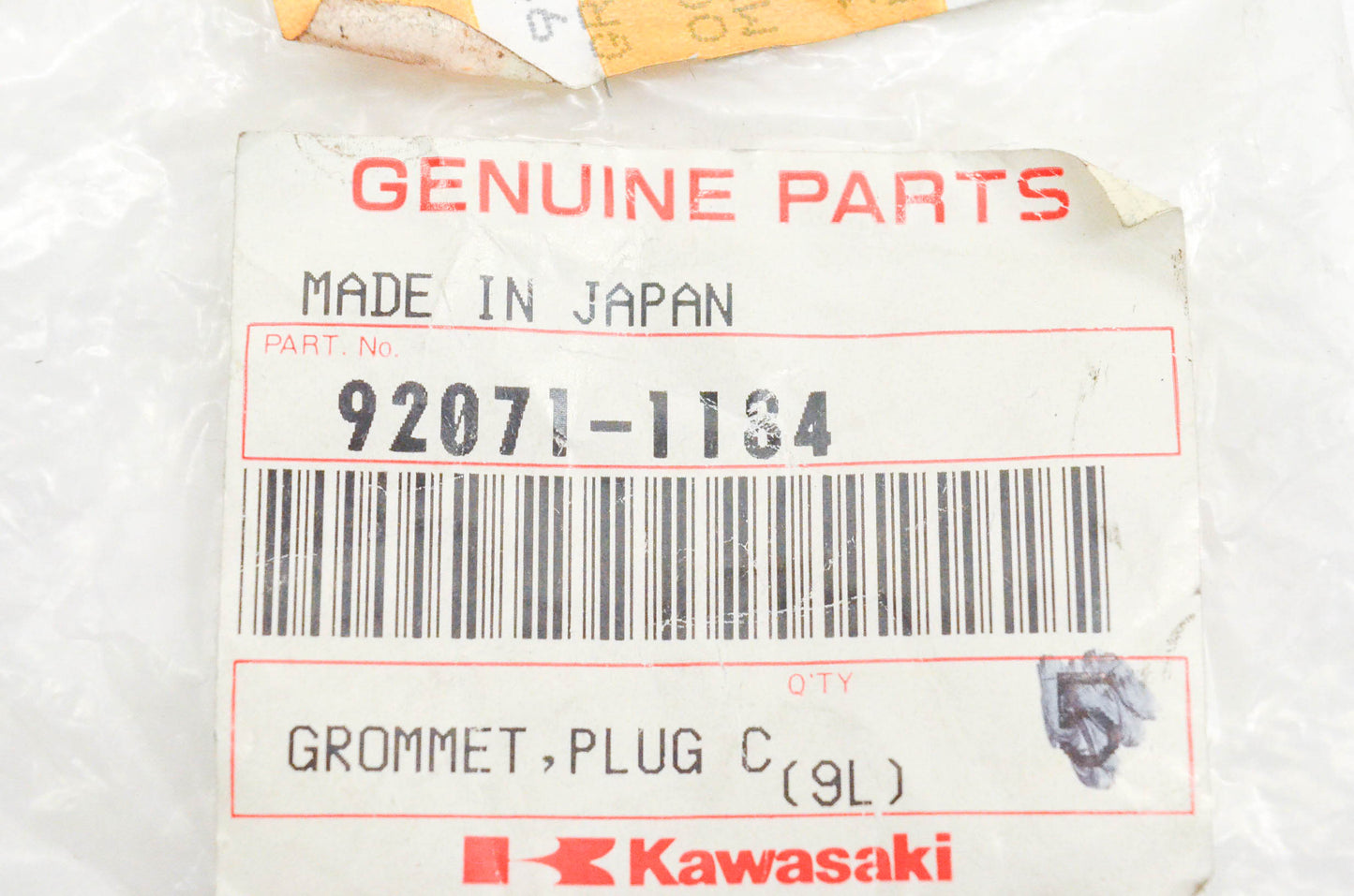 New OEM Kawasaki 92071-1184 Plug Cap Grommet NOS