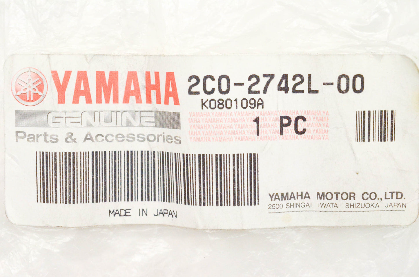 New OEM Yamaha 2C0-2742L-00-00 Bracket NOS