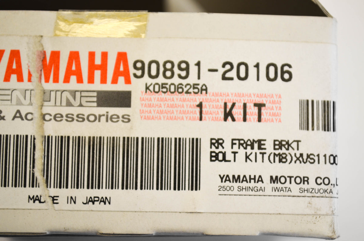 New OEM Yamaha 90891-20106 Frame Bracket Kit NOS