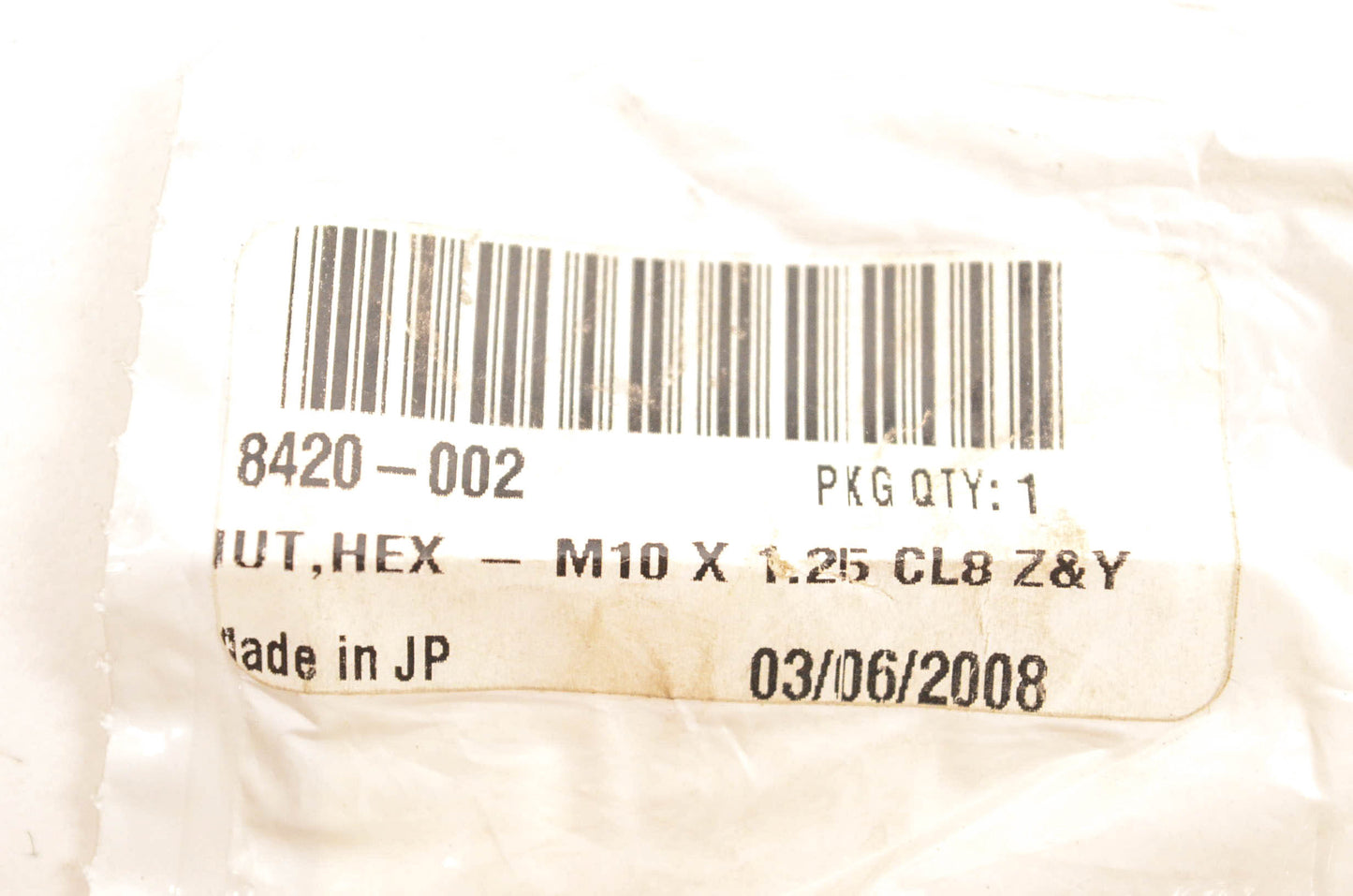 New OEM Arctic Cat 8420-002 Hex Nut NOS