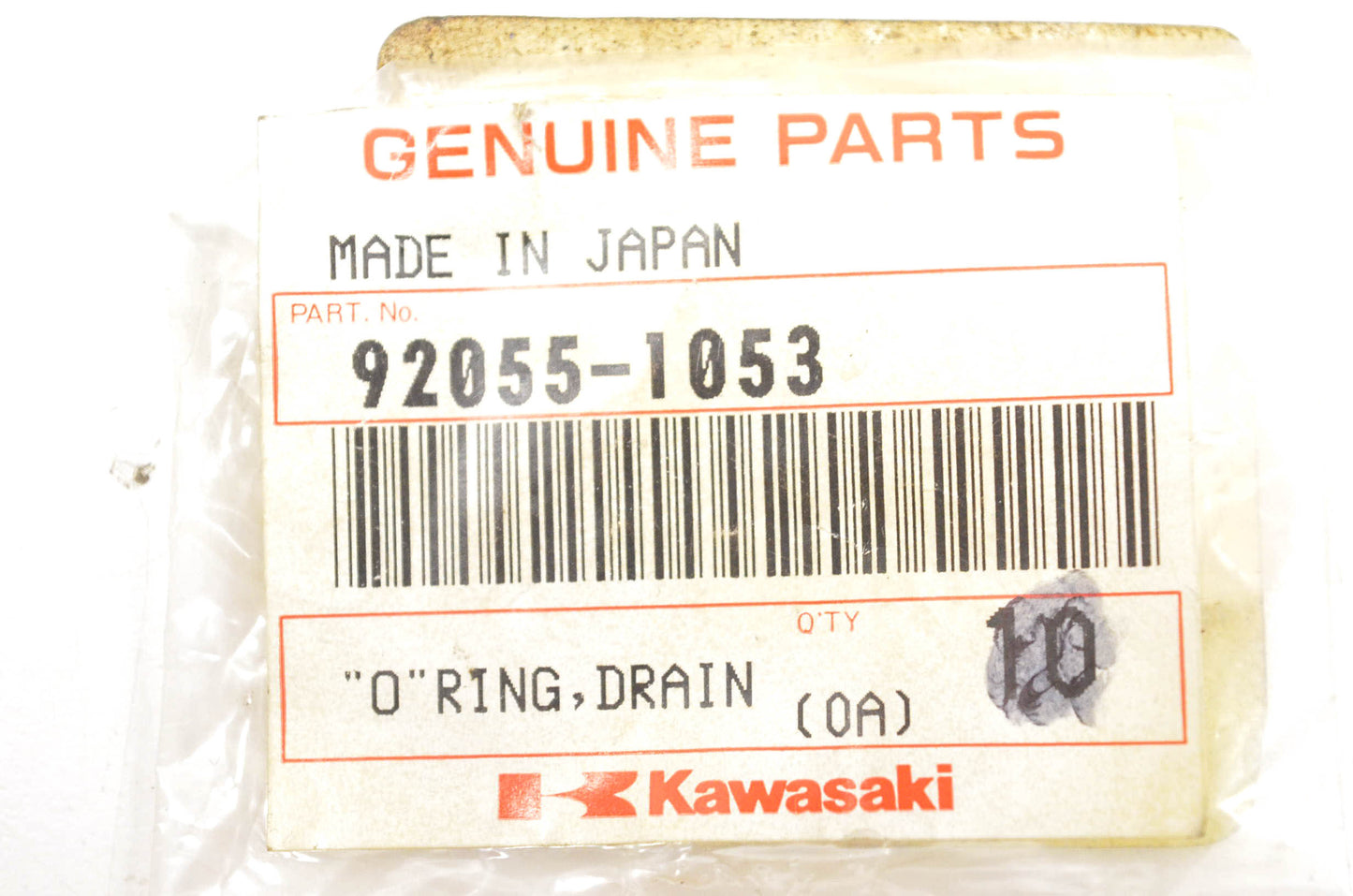 New OEM Kawasaki 92055-1053 O Ring NOS