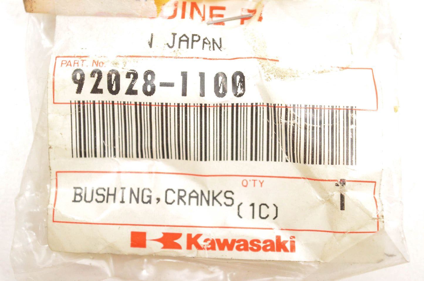 New OEM Kawasaki 92028-1100 Crankshaft Bushing NOS