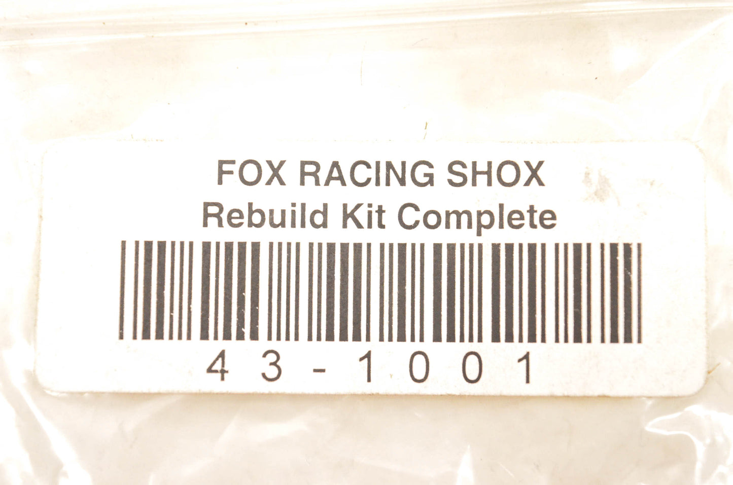 Fox Racing Shox 43-1001 Rebuild Kit NOS