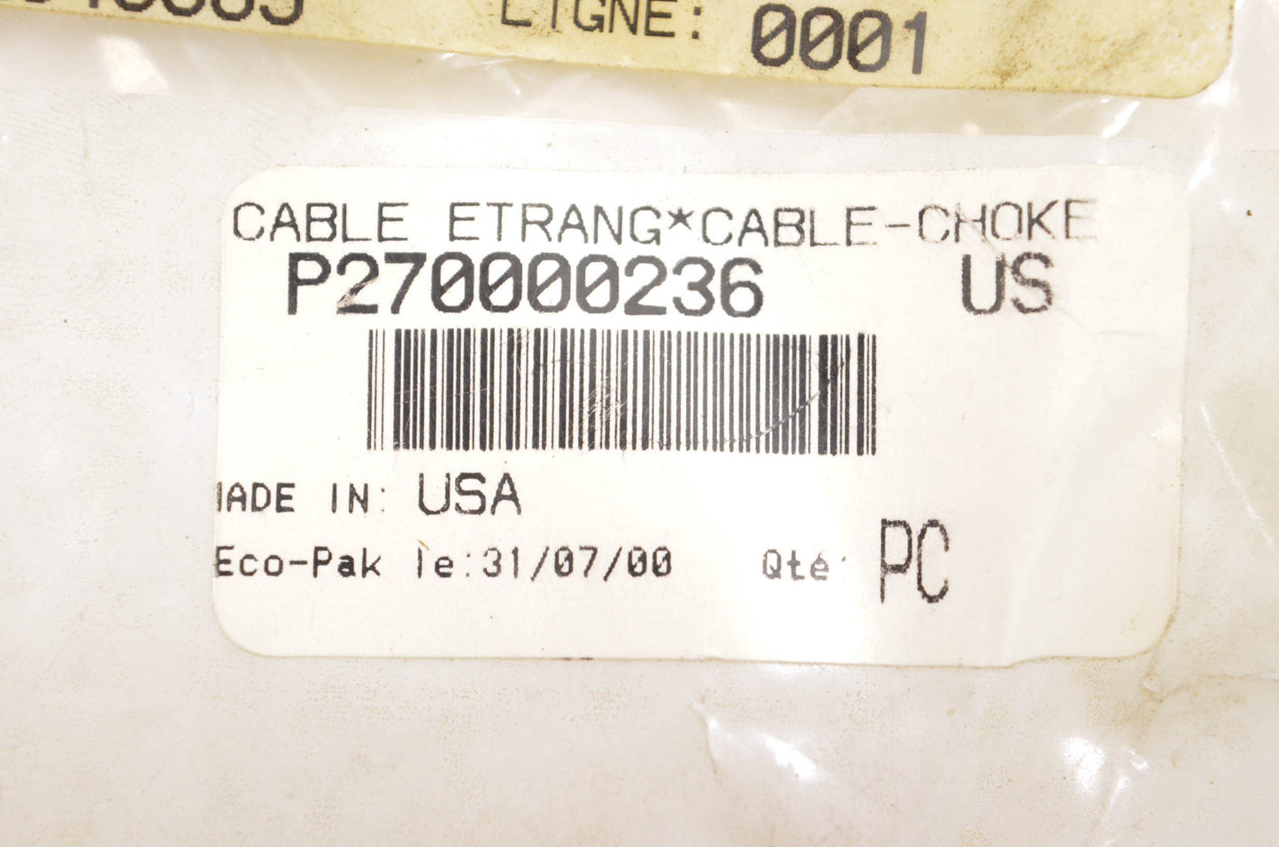 Sea Doo 270000236, P270000236 Choke Cable