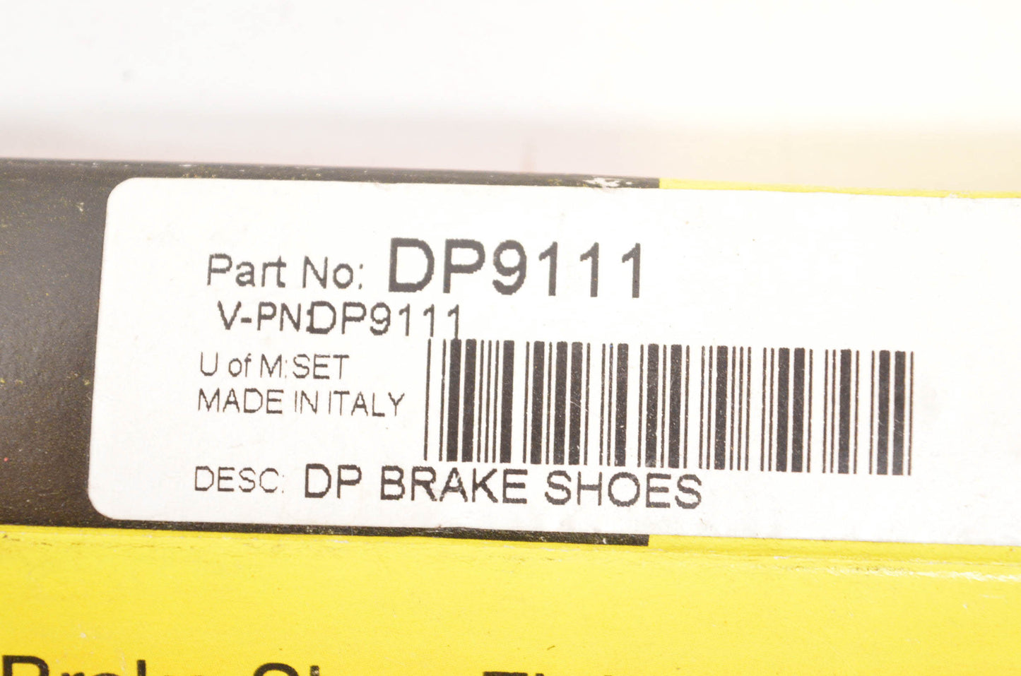DP Brakes DP9111 Brake Shoe Kit NOS