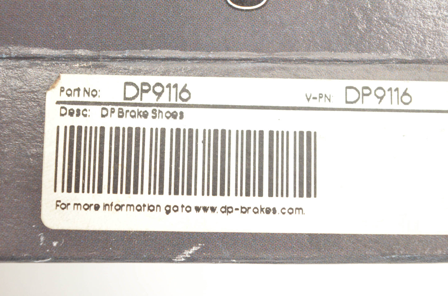 DP Brakes DP9116 Brake Shoe Kit NOS