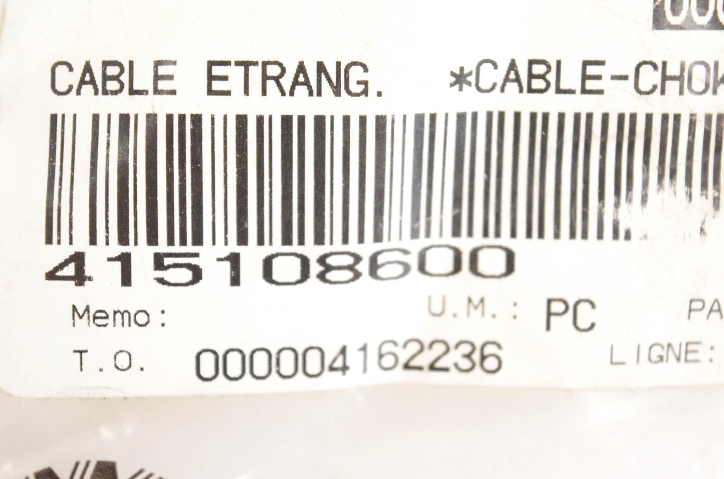 Ski Doo 415108600 Choke Cable