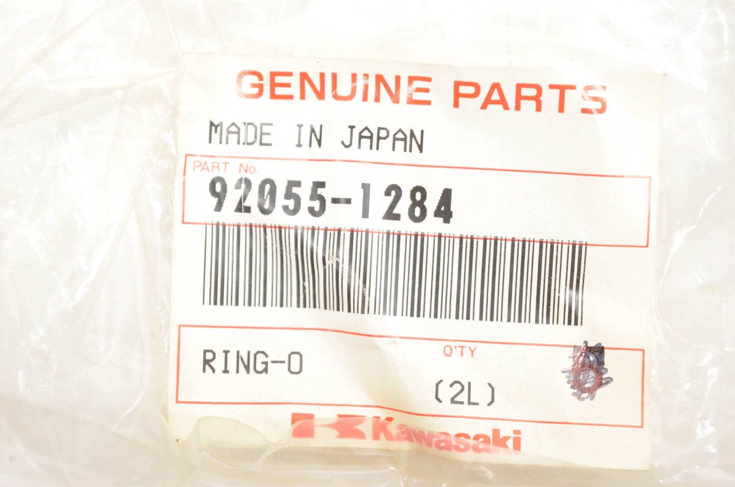 New OEM Kawasaki 92055-1284 O Ring NOS