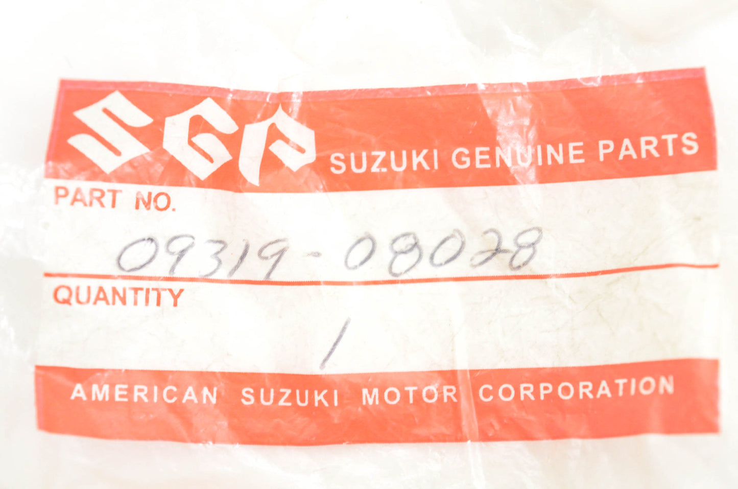 New OEM Suzuki 09319-08028 Bushing NOS