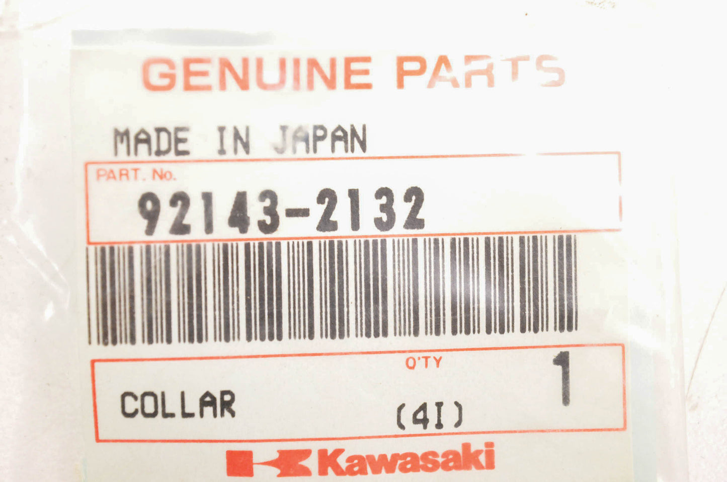New OEM Kawasaki 92143-2132 Collar NOS