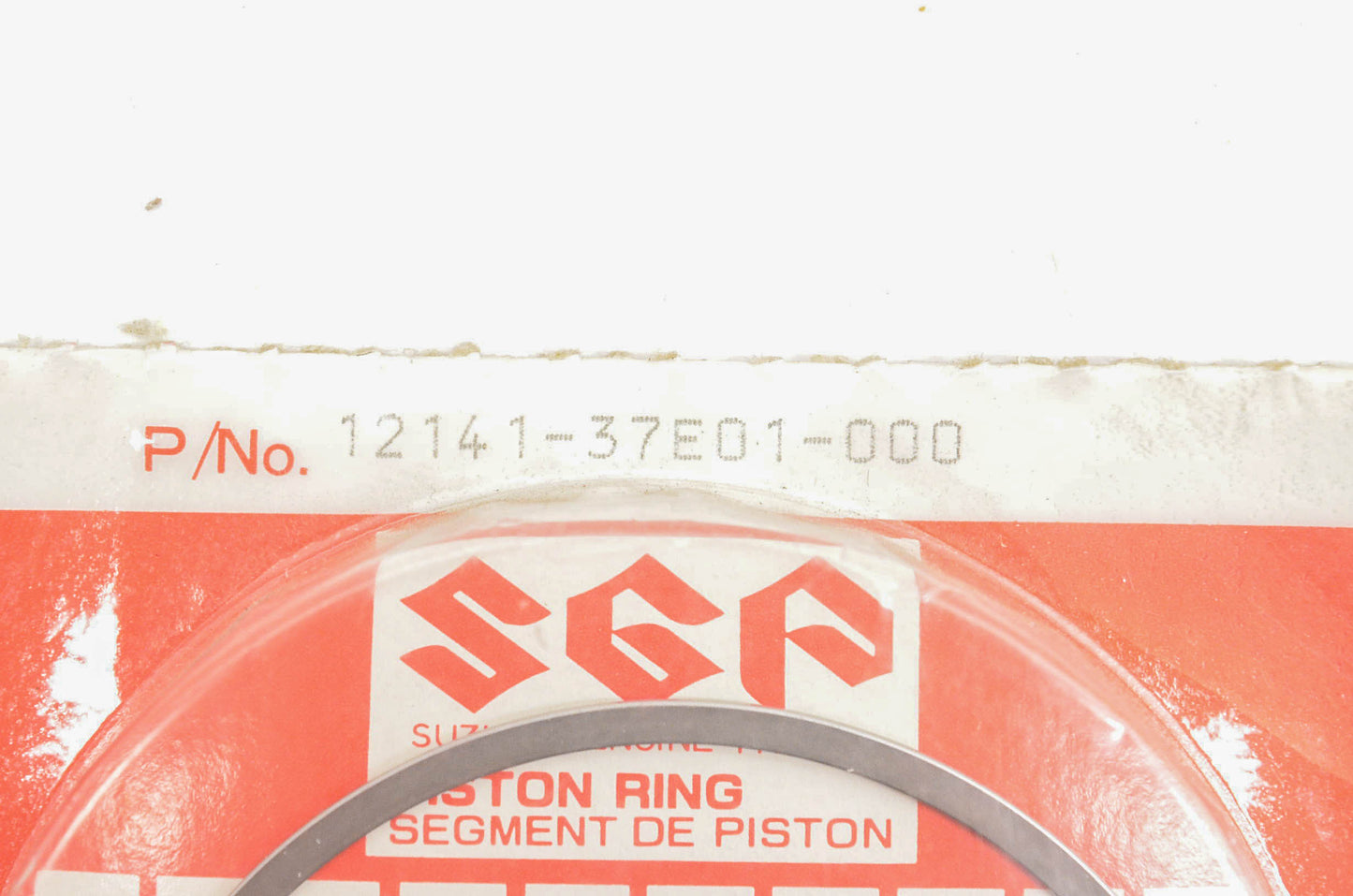 New OEM Suzuki 12141-37E01-000 Piston Ring NOS