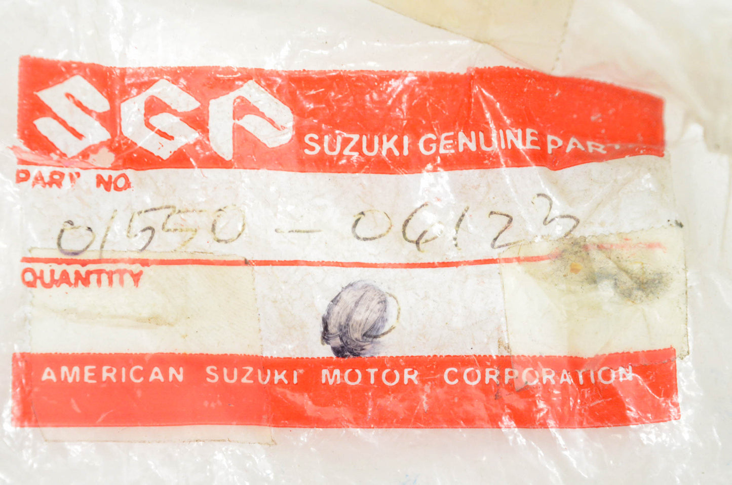 New OEM Suzuki 01550-06123 Bolt NOS