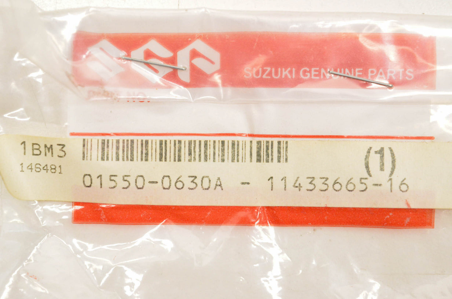 New OEM Suzuki 01550-0630A Bolt NOS