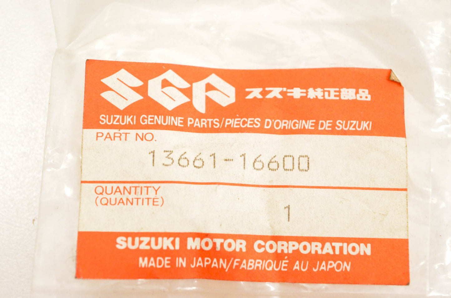 New OEM Suzuki 13661-16600 Cable Adjuster Nut NOS