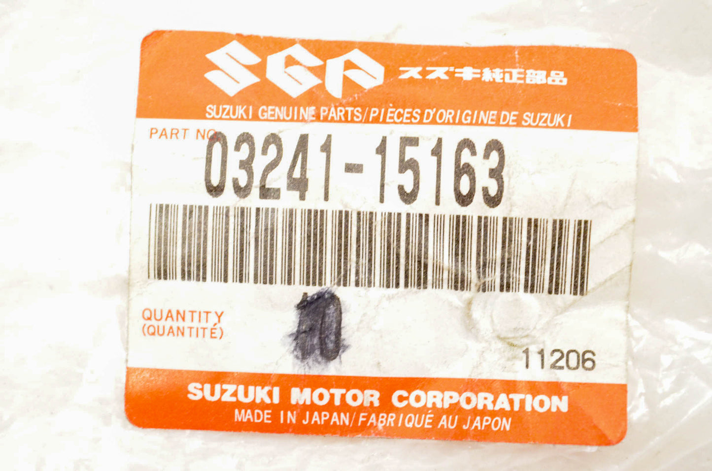 New OEM Suzuki 03241-15163 Screw NOS