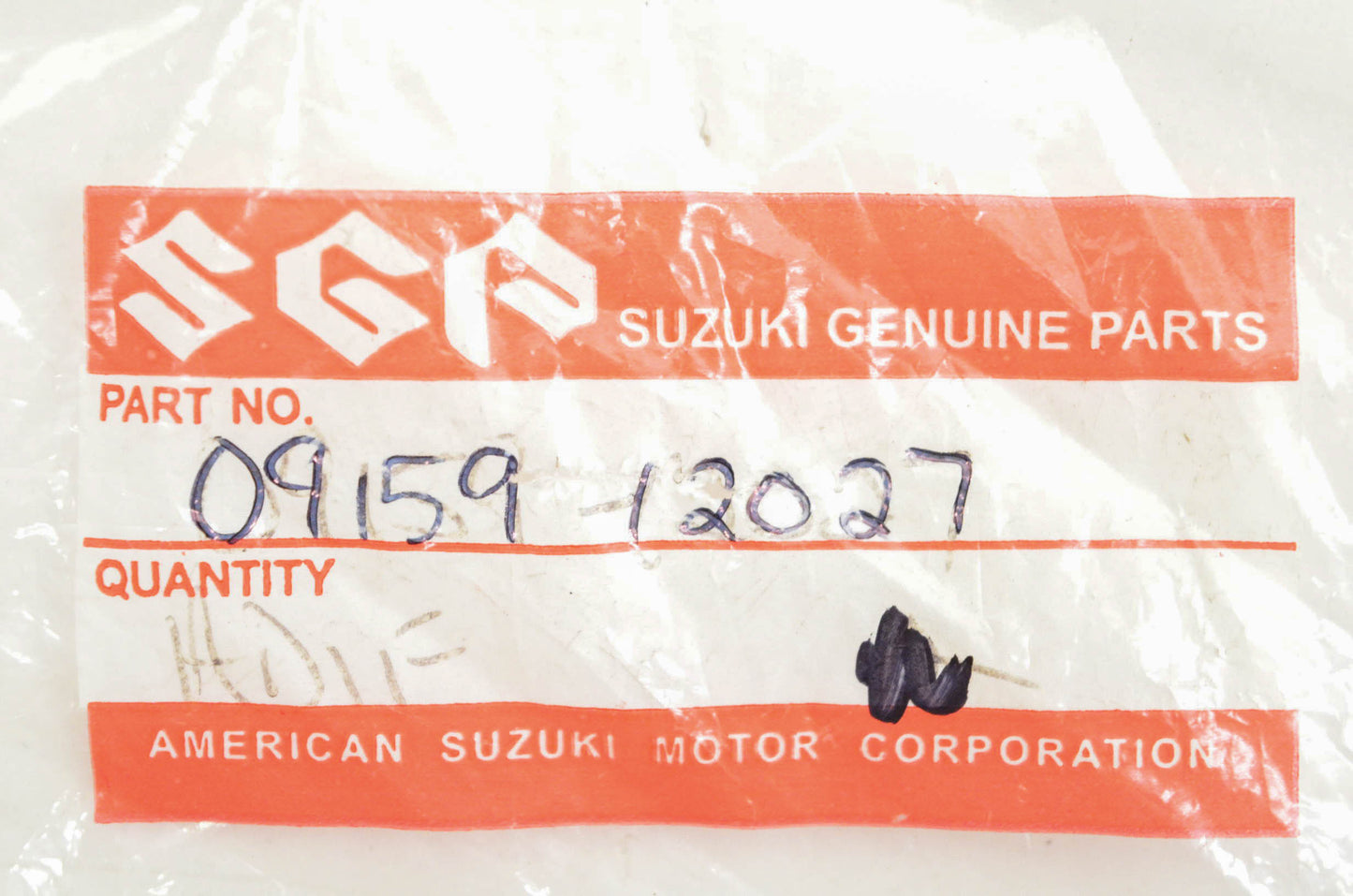 New OEM Suzuki 09159-12027 Nut NOS
