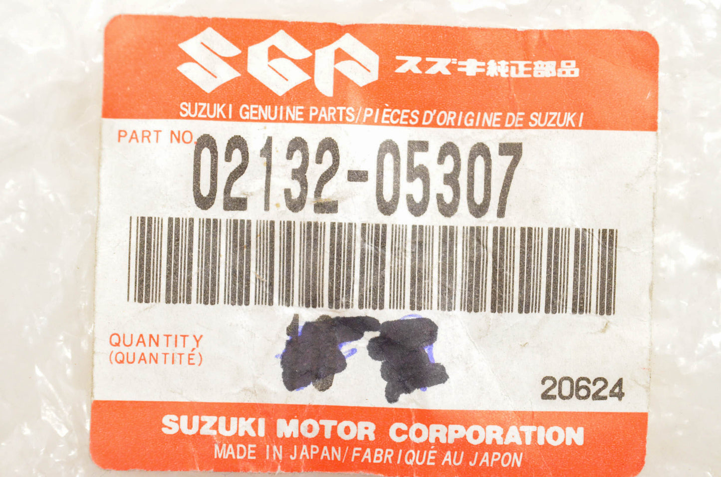 New OEM Suzuki 02132-05307 Screw NOS