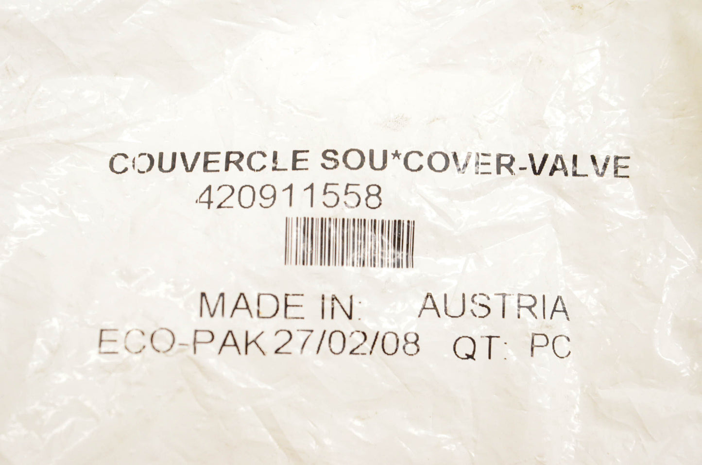 Sea-Doo 420911558 Valve Cover