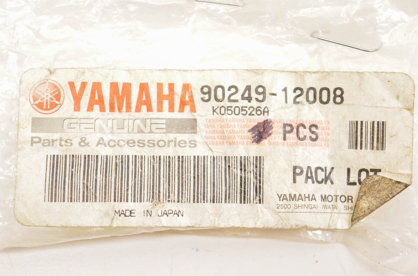 New OEM Yamaha 90249-12008-00 Pin NOS