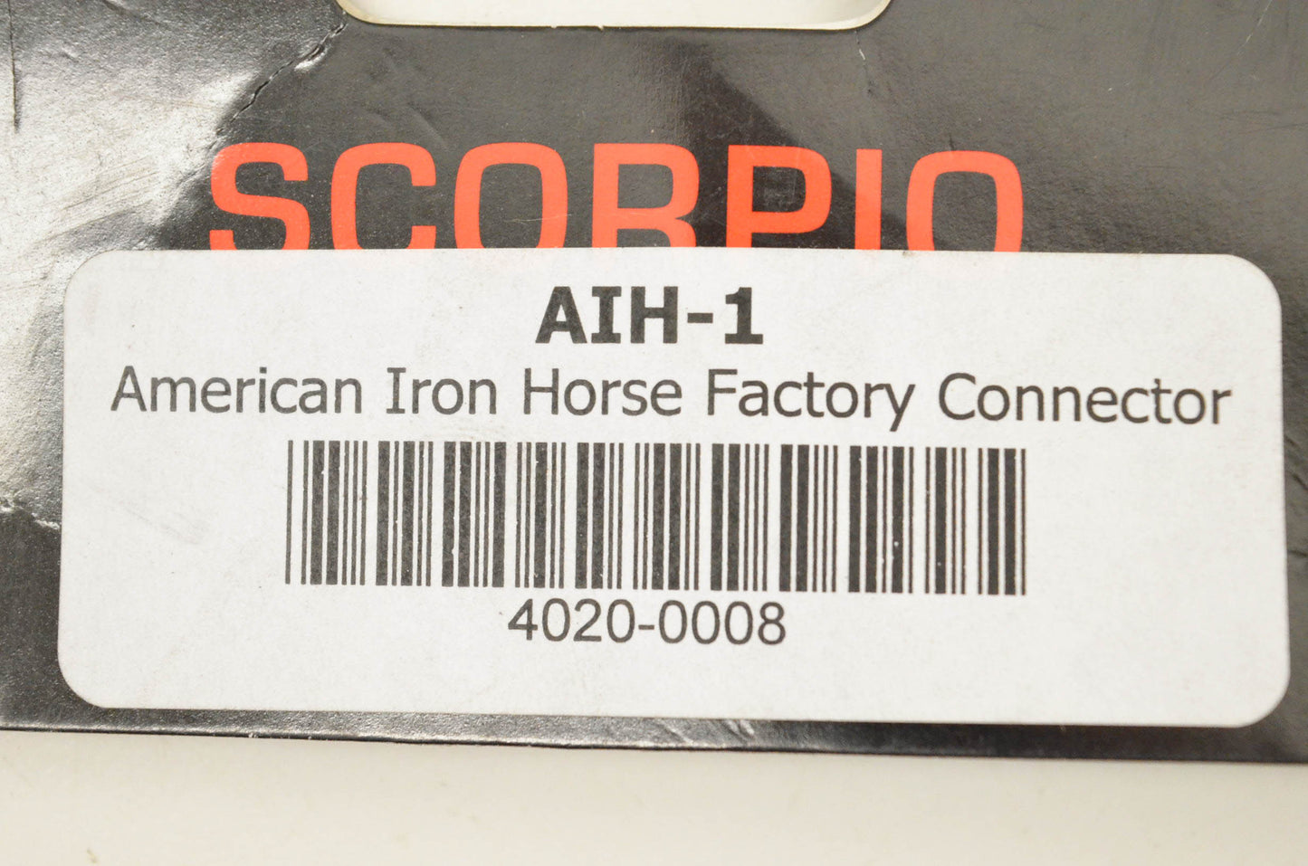 Scorpio AIH-1, 4020-0008 American Iron Horse Factory Connector NOS