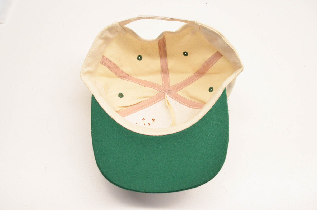 New OEM Polaris Vintage Canvas Green ATV Snapback Baseball Cap NOS