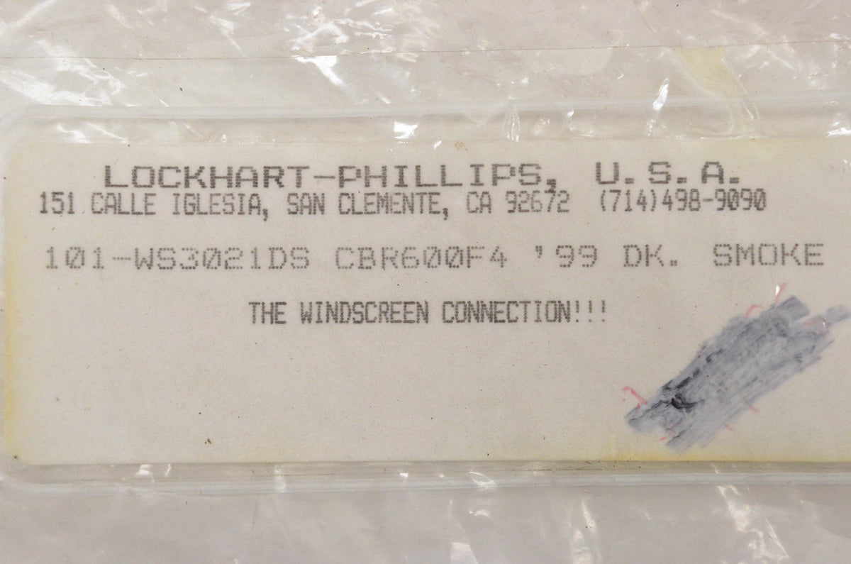 Lockhart Phillips 101-WS3021DS Windshield Dark Smoke NOS