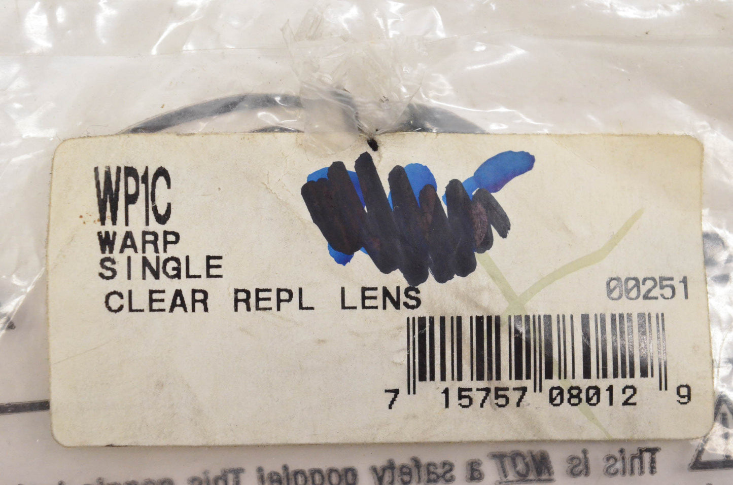 Smith WP1C Clear Replacement Lens NOS